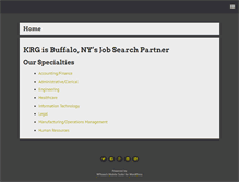 Tablet Screenshot of krgstaffing.com